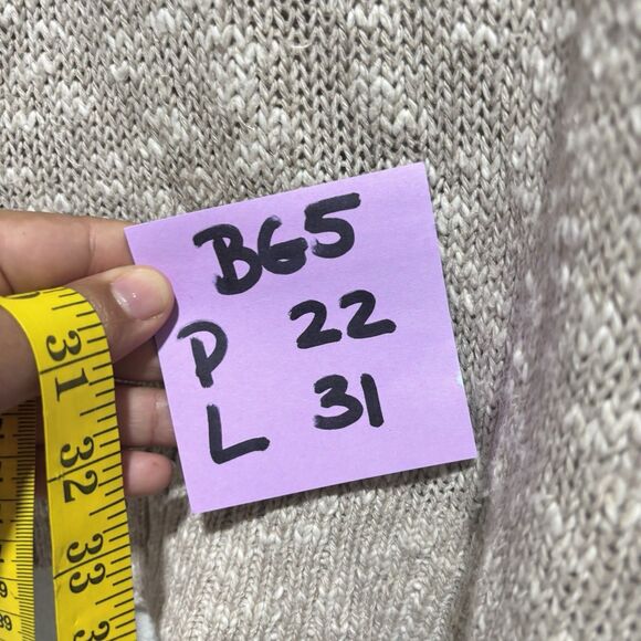 Sundance Floral Embroidered Linen Blend Open Cardigan Sweater Large Boho Cottage - Picture 7 of 7